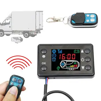 Universalus automobilio šildytuvas LCD jungiklio valdiklis Reguliuojamas pagrindinės plokštės valdymo skydelis Nešiojamas monitoriaus jungiklis+ nuotolinio valdymo reikmenys