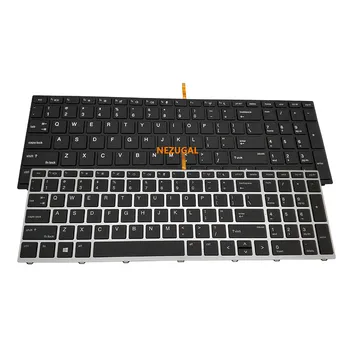 US Foninio apšvietimo klaviatūra Juoda sidabrinė HP PROBOOK 450 G5 455 G5 470 G5 nešiojamojo kompiuterio klaviatūros keitimas