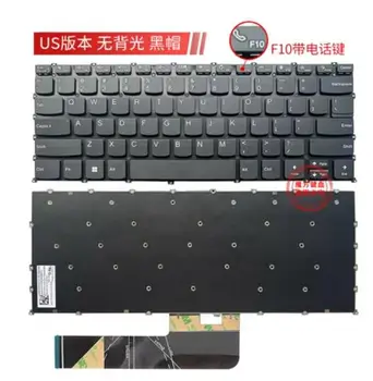 US Juoda klaviatūra LENOVO Yoga Slim 7-14ARE05 7-14IIL05 7-14ITL05 Non-BACKLIT (F10 klavišas yra telefono klavišas)