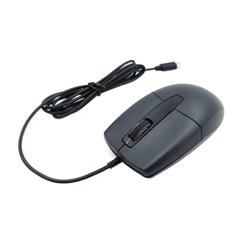 USB C tipo pelė jautri nešiojamiesiems kompiuteriams, mobiliesiems telefonams planšetiniai kompiuteriai ilgas laidas 1,5m