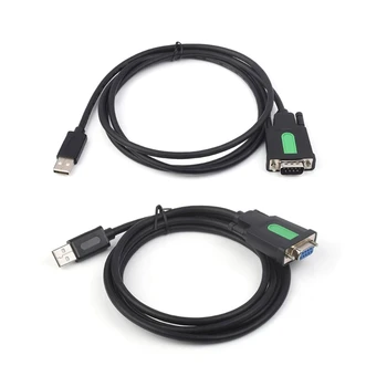 USB į RS232 adapteris Nuoseklusis kabelis DB9p Male 9 kontaktų profesijos lustų rinkinys, skirtas Windows R58F