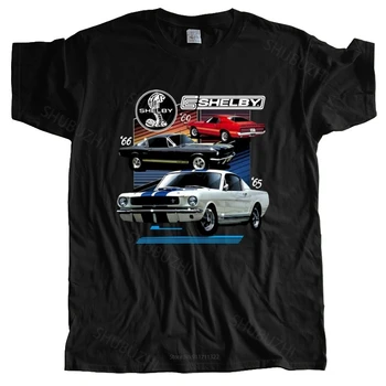 Vasaros vyriški juodi marškinėliai Vyriški marškinėliai Licencijuoti Shelby automobiliai Raumenys GT350 shubuzhi prekės ženklo marškinėliai Nauji medvilniniai marškinėliai vyriški marškinėliai