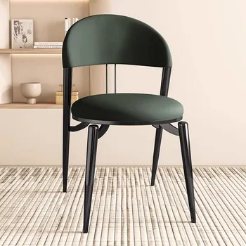Vestuvinės kėdės Šiaurės šalių valgomojo kėdės Elegantiškos modernios svetainės kėdės Nemokamas pristatymas Biuro kėdė Metalinė virtuvė A1