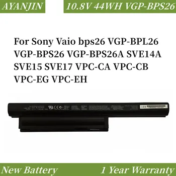 VGP-BPS26 10.8V 44WH nešiojamojo kompiuterio baterija SONY VAIO BPL26 BPS26 VGP-BPL26 VPCEH16EC VPCEL15EC SVE141 SVE14A SVE15 SVE17