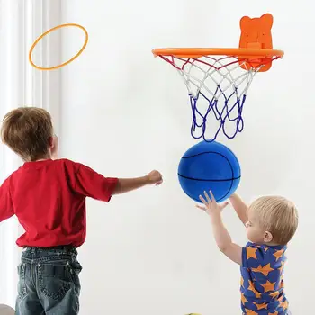 Vidinis krepšinio lankas Tylus sieninis montuojamas reguliuojamas paprastas be skylių nuimamas patvarus sportinis krepšinio lankas vaikams Dovanos
