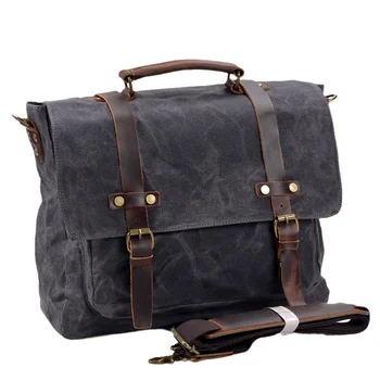 Vintage Casual One Shoulder krepšys lauke Verslo portfelis Crossbody Bag Laptop Tote