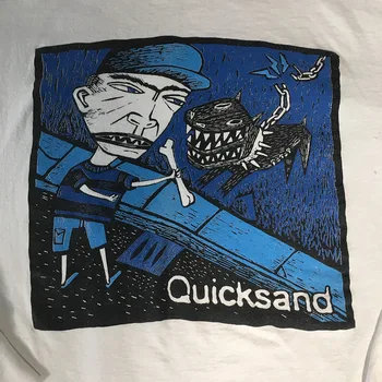 Vintage Quicksand Slip marškinėliai vyrams moterims Tee S-4XL CB950