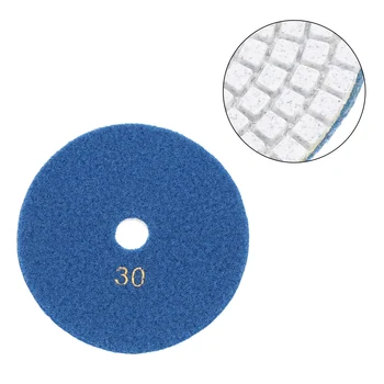 Visiškai naujas namų poliravimo padas Diamond 125mm 5Inch granito granito šlifavimui Kalkakmenio perėjimo įrankio diskai sausi / drėgni