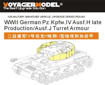 Voyager Model PEA163 1/35 WWII German Pz.Kpfw.IV Ausf.H late Production/Ausf.J Turret Armour (For All)