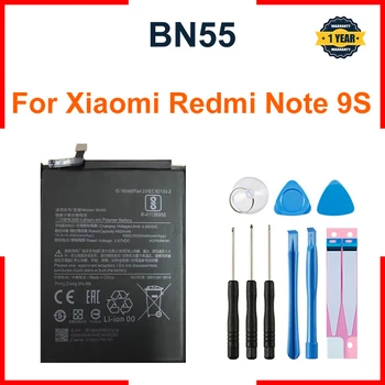 XIAO MI BN55 5020mAh baterija Xiaomi Redmi Note 9 S Note 9S Note9S Note9S aukštos kokybės telefonų pakaitinės baterijos