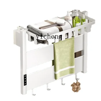 XL išmanusis elektrinis rankšluosčių vonios stovas be perforavimo šildymo džiovinimo stovas vonia rankšluosčių kabykla