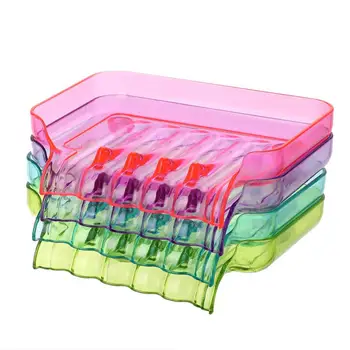 Zhang Ji glaustas spalvingas krioklys muilo indas plastikiniai vonios kambario aksesuarai siurbimas antiskid virtuvės dušas kempinė muilo laikiklis