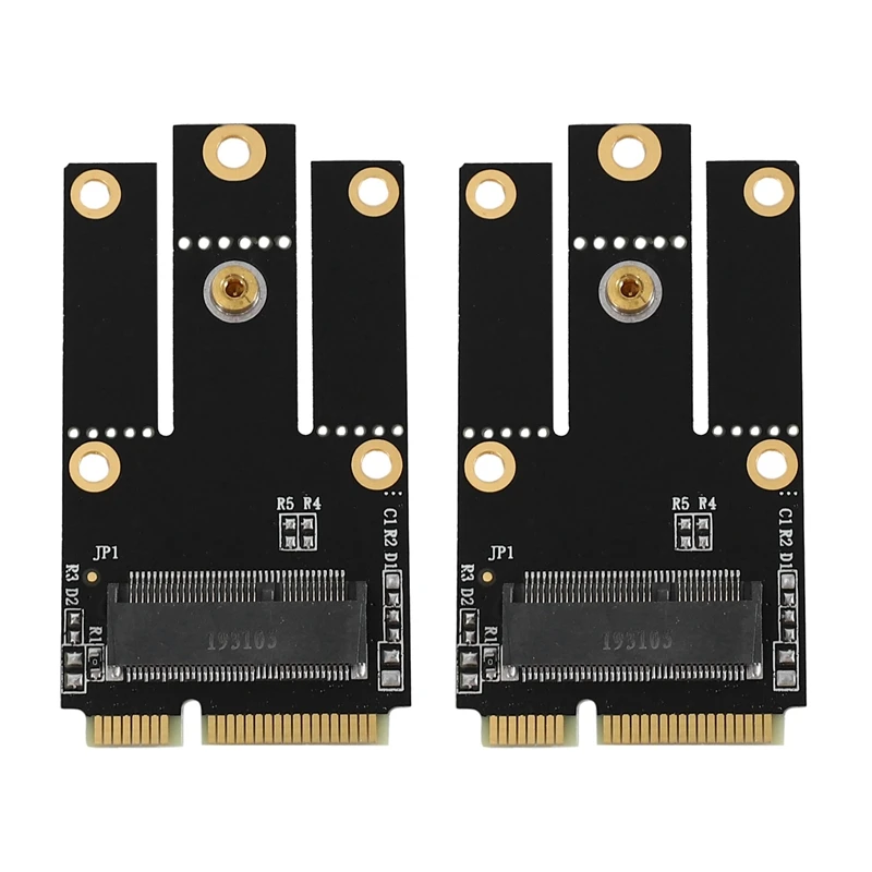 2X Naujas M.2 NGFF į mini PCI-E (Pcie+USB) adapteris, skirtas M.2 Wifi Bluetooth Wireless Wlan Card AX200 9260 8265 8260