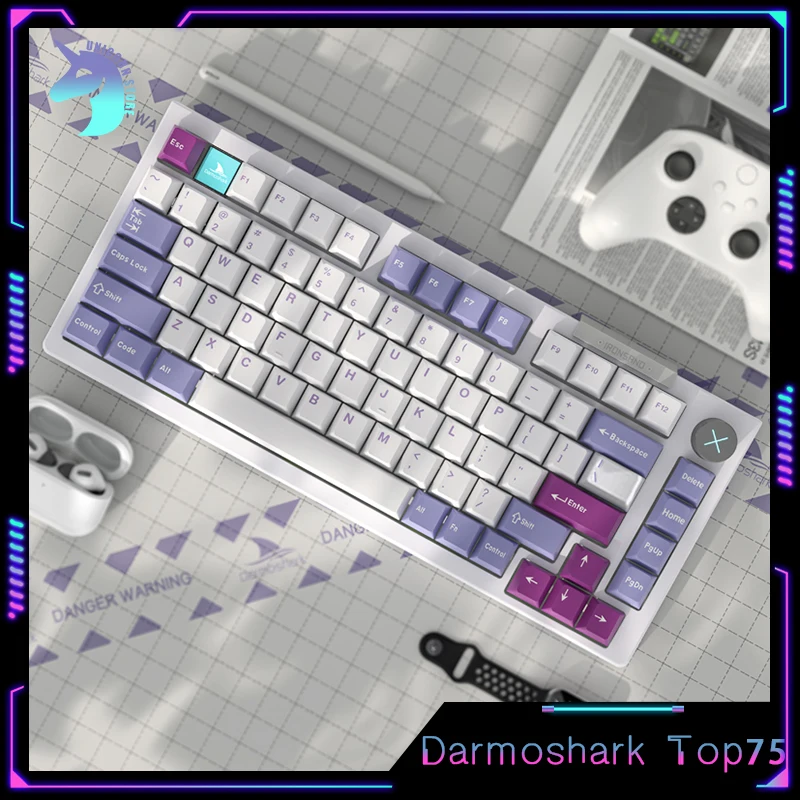 Darmoshark Top75 mechaninė klaviatūra Belaidės 