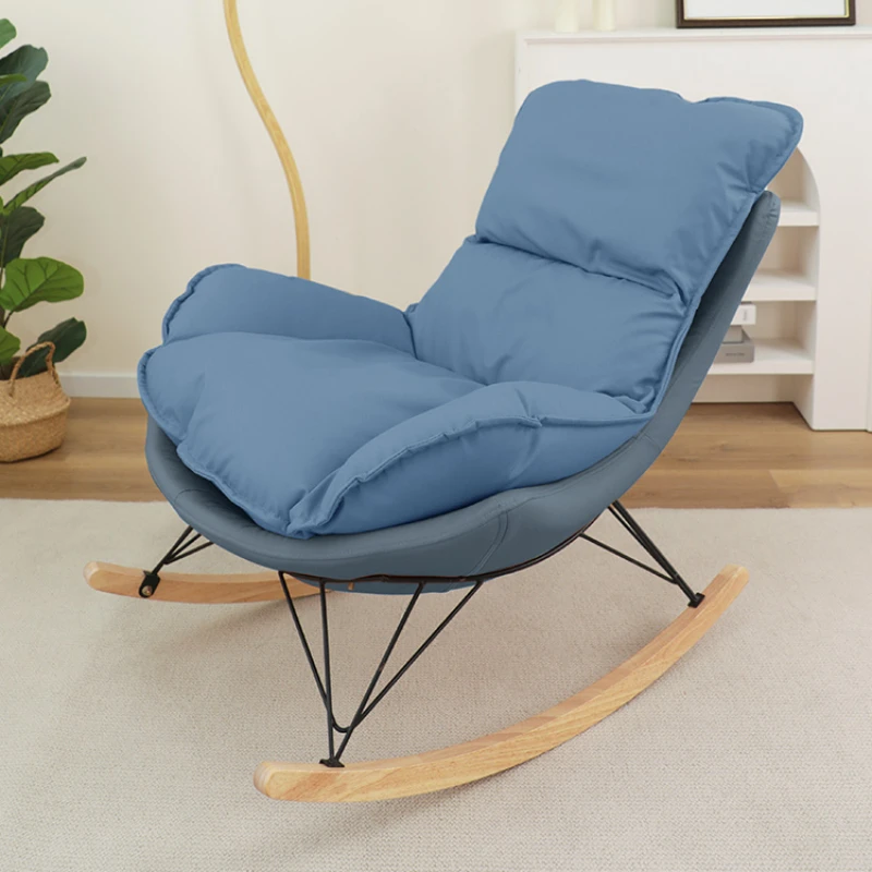 Luxury Relax Designer Lounge Chair Floor Bedroom Balcony Lounge Chair Portable Mecedoras Reclinables Namų baldai YQ50LC