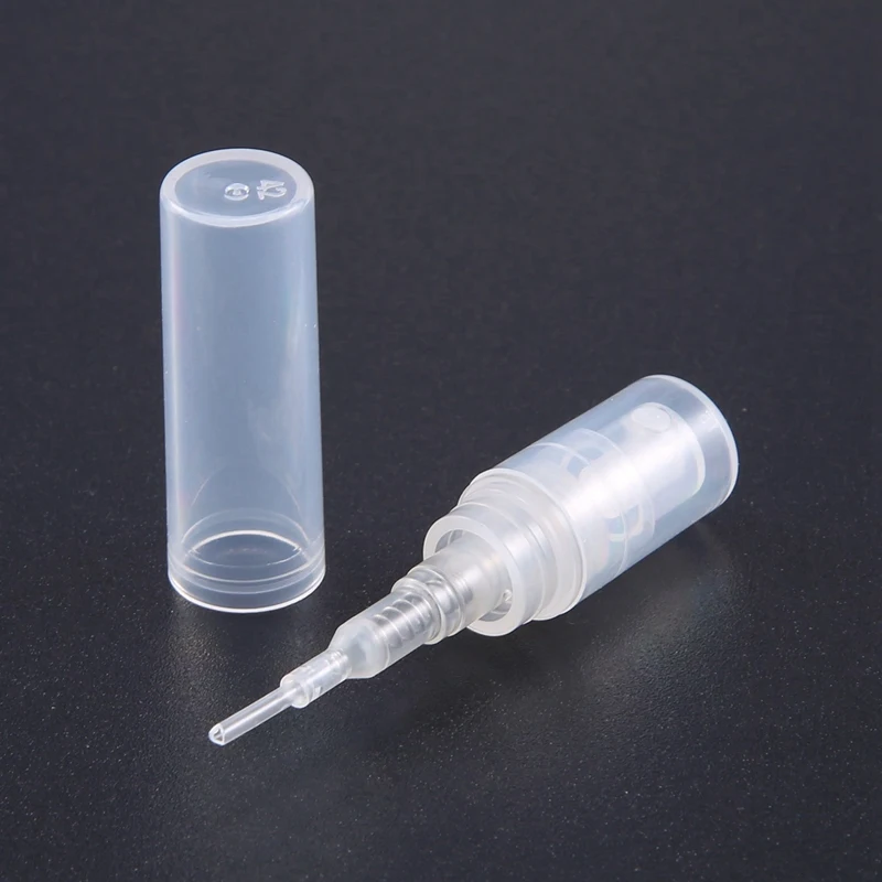 1000vnt 2ML skaidrus plastikinis purškiamas buteliukas mažas kosmetikos pakavimo purkštuvas kvepalų buteliukai