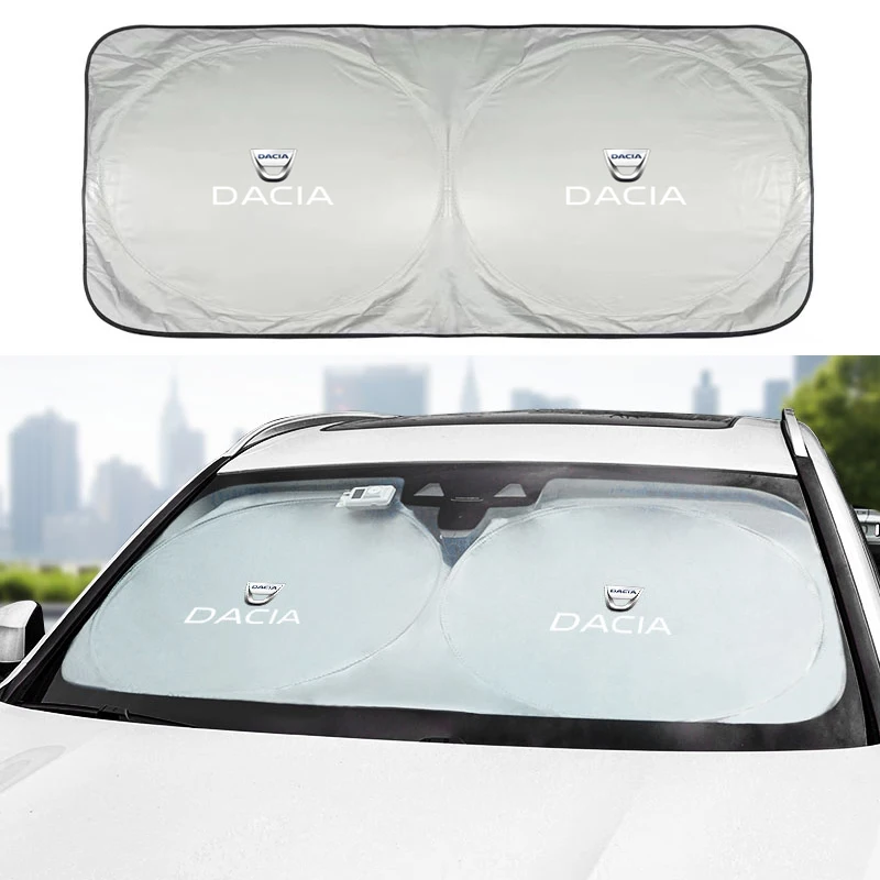1PCS Automobilio priekinis stiklas Skydelis nuo saulės Skydelis UV apsaugos skydas Dacia Duster Logan Sandero Lodgy Dokker Stepway Mcv 2 Solenza Largu