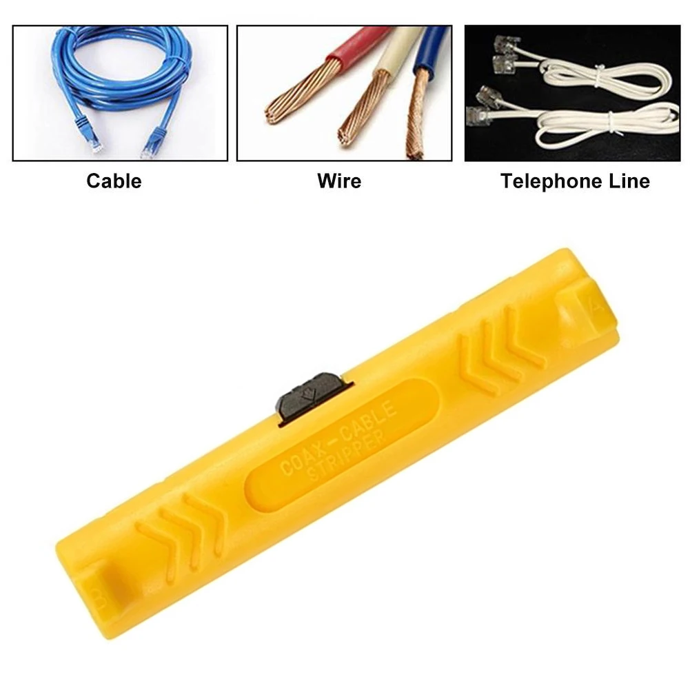 1Pc Universal Wire Stripper Cutter Removing Coaxial Wire Stripper Cable Repers Įrankis vielos nuėmimui išmontuoti