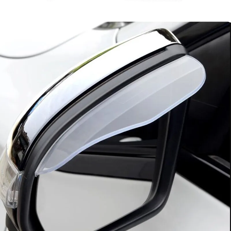 2Vnt Universalus automobilio galinio vaizdo veidrodėlis Lietaus antakis VW Tiguan Polo Passat CC Golf Teramont EOS Scirocco Sharan Fox Ameo Arteon