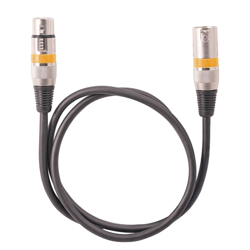 5Pcs/Set Spalvingas XLR kabelis XLR mikrofono kabelis OFC varinis dvigubas ekranuotas mikrofono maišytuvo stiprintuvo scenos šviesai