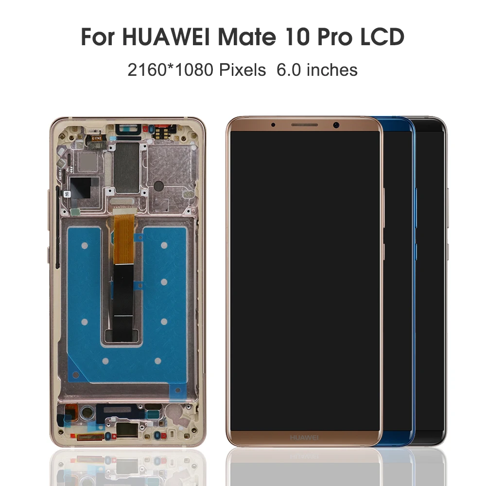 6.0'' AMOLED ekranas skirtas Huawei Mate 10 Pro LCD ekranui Jutiklinio ekrano surinkimo dalys Huawei Mate10 Pro BLA-L29 BLA-L09 ekranas