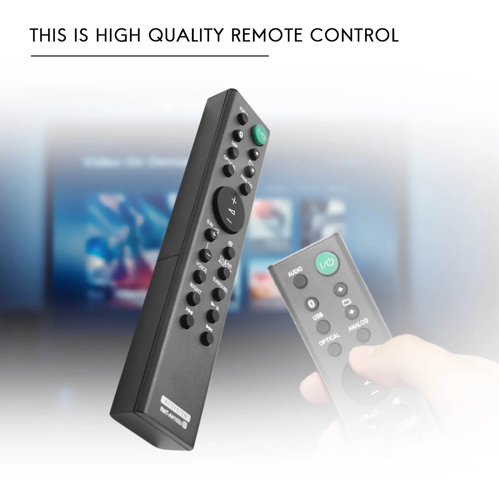 -AH103U Remote Control for Sound Bar HT-CT80 SA-CT80 HTCT80 SACT80 -WCT80 RMTAH103U