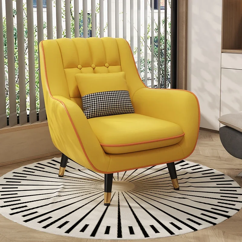 Atlošiamos poilsio kėdės Patogus Modernus dizaineris Tingus miegamasis Kėdės Prabangi salono sofa Ergonomiški nameliai Svetainės baldai