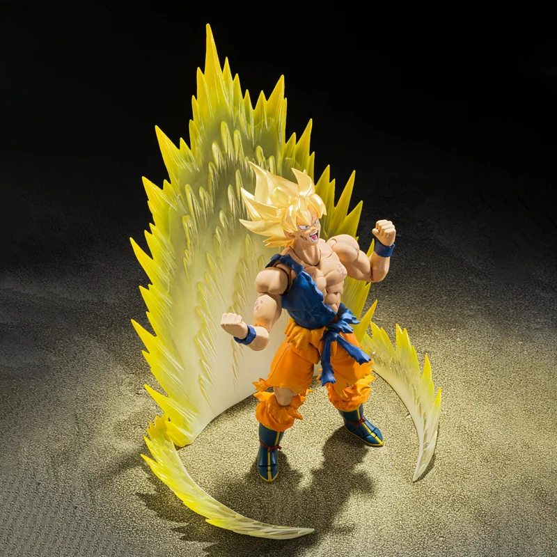 BANDAI S.H. Figuarts Super Saiyan Son Goku DRAGON BALL Z Tamashii Nations 15-mečio pasaulinio turo išskirtinio leidimo paveikslas