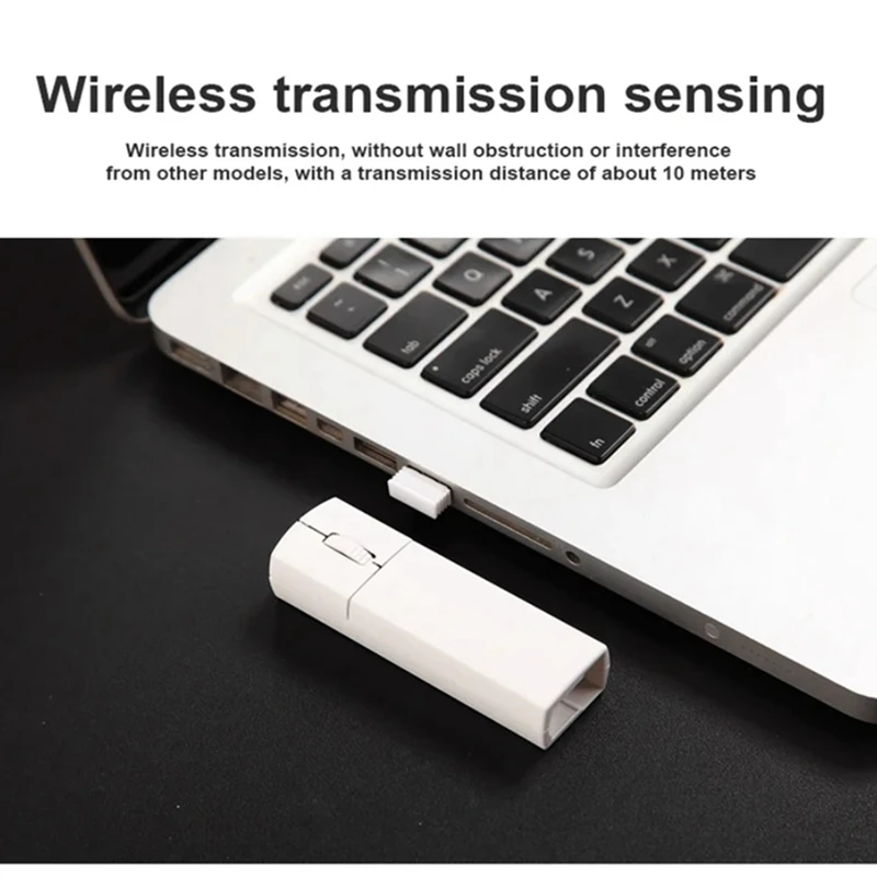 Bluetooth mini pelės įkrovimas Tinka Lenovo/Apple/Mac/Laptop Mini Mouse White