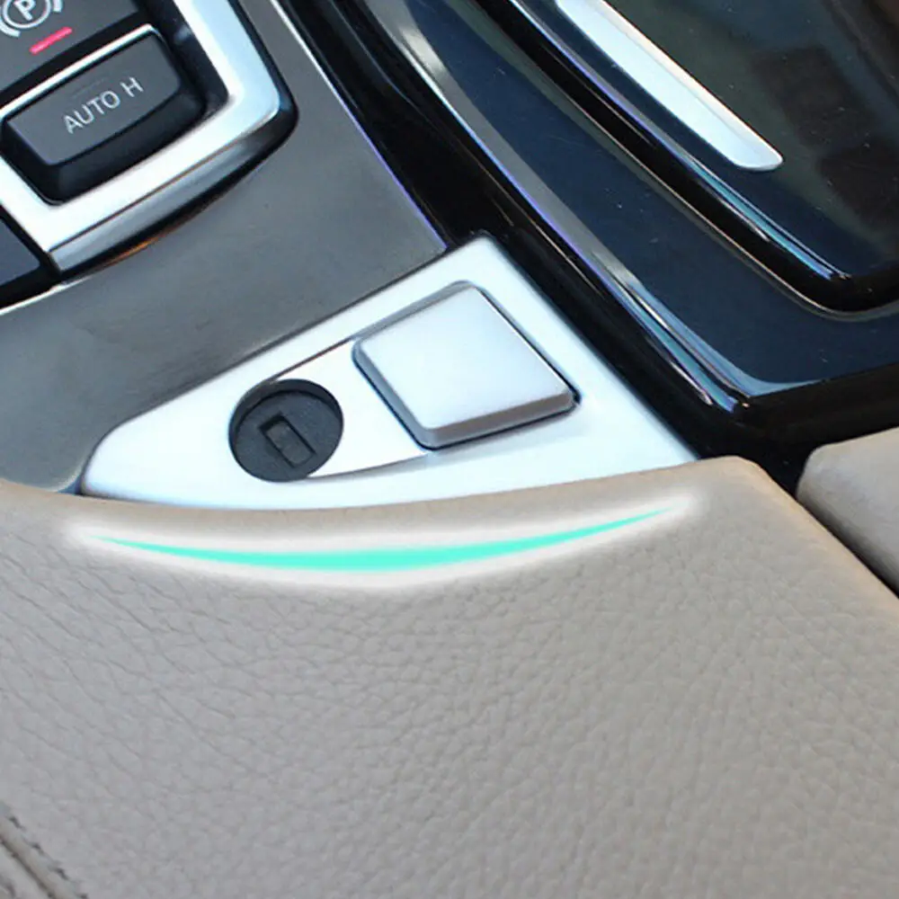Centrinės konsolės skydelio porankių laikymo mygtuko jungiklio apdaila, tinkama BMW 5 serijos F10 2011-2013