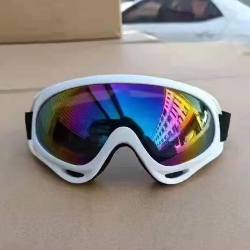 Dviračių akiniai nuo saulės Jodinėjimas motokroso akiniai Vėjo nepraleidžiančios dviračių kaukės Viso veido apsauga nuo UV apsaugos slidinėjimo slidinėjimo šalmas Akiniai