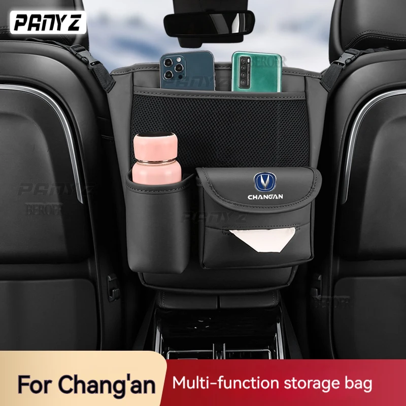 For Changan Ev300 Phev Cs95 2020 Cx70 Cs55 Filtras Cs85 2022 Cs35 Cs75 Plus Cs15 Automobilinės sėdynės atlošo saugojimas Organizatoriaus krepšys