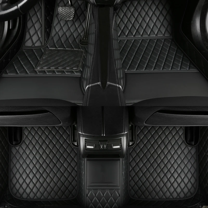Individualūs automobilių grindų kilimėliai BMW 7 serijos G11 2015-2022 metai Dirbtinės odos kilimas Salonas Automobilių aksesuarai