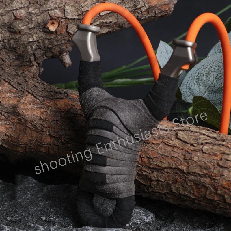 Lauko sportinė medžioklė Didelio tikslumo šaudymo lydinio stropas su aukštos kokybės guminių juostų slingshot žaidimo žaislais