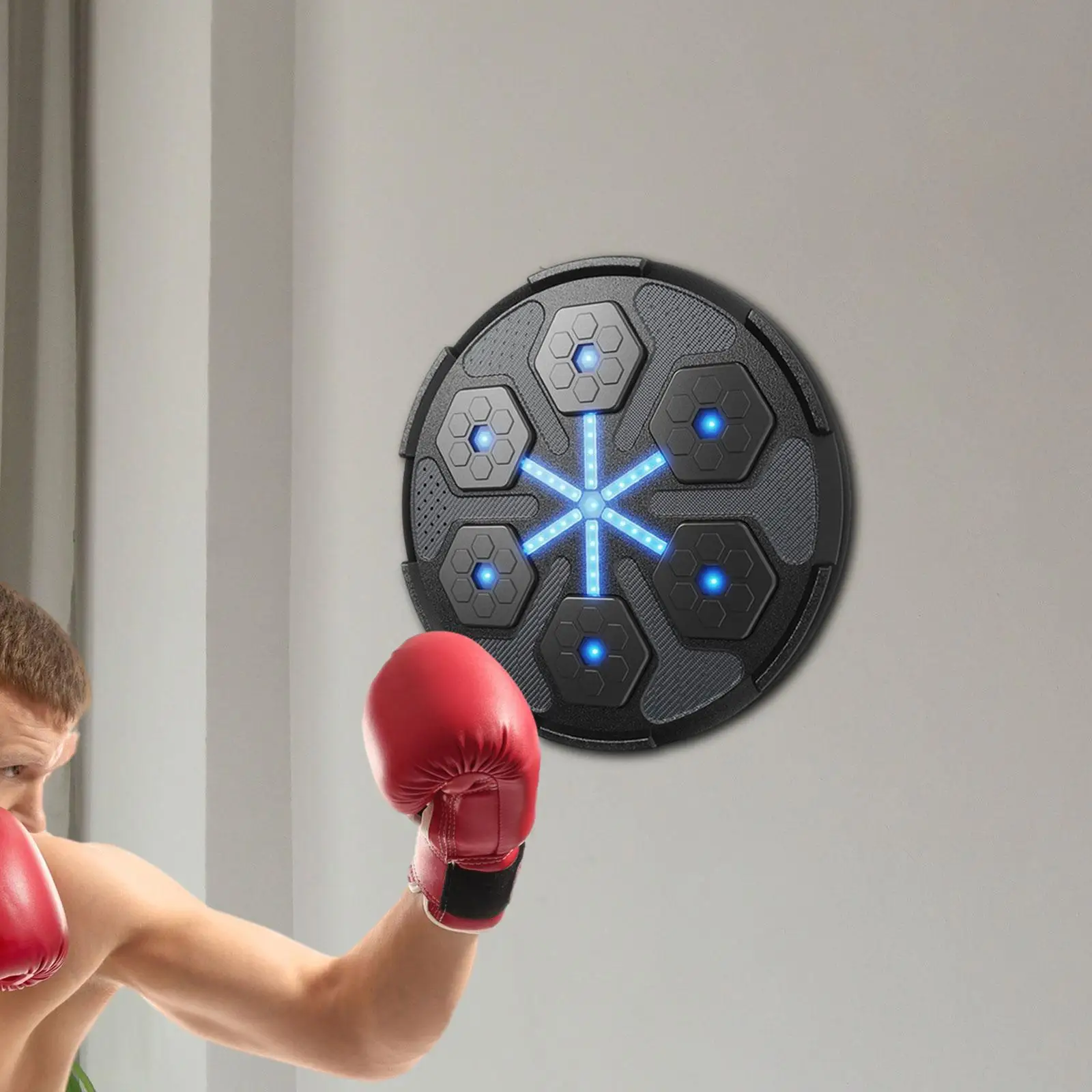 Music Boxing Machine Electronic Music Boxing Wall Target Smart Punching Pad