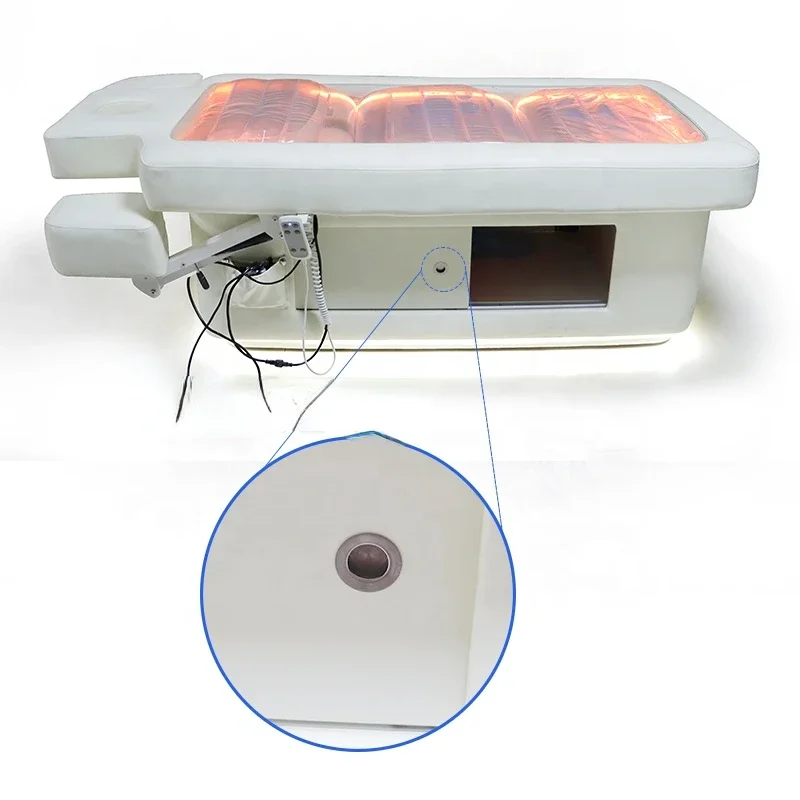 Prabangios vandens procedūros Grožio salonas SPA šildomas reguliuojamas spintelės saugojimas Hidroterapija Masažinė stalo lova