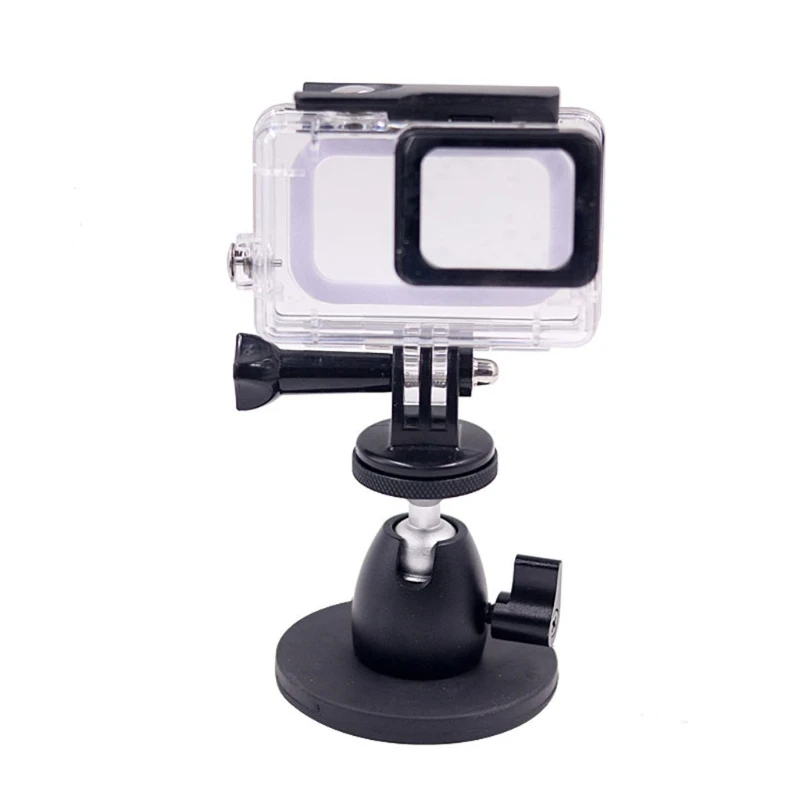 Reguliuojamas magnetinio veiksmo kameros stovas Gopro-Insta360 laikiklio kelioniniam trikojui