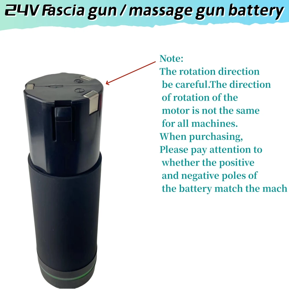 Visiškai naujas originalus 24V 6800mAh masažo pistoletas Fascia pistoleto baterija įvairių tipų masažo pistoletams Fascia Guns baterijos