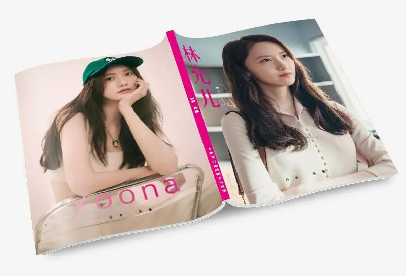 Yoona Lim Yoon A Im Yun-a YoonAh fotoknygų rinkinys su plakatu Lomo kortelės žymė Nuotraukų albumo iliustracijų knyga