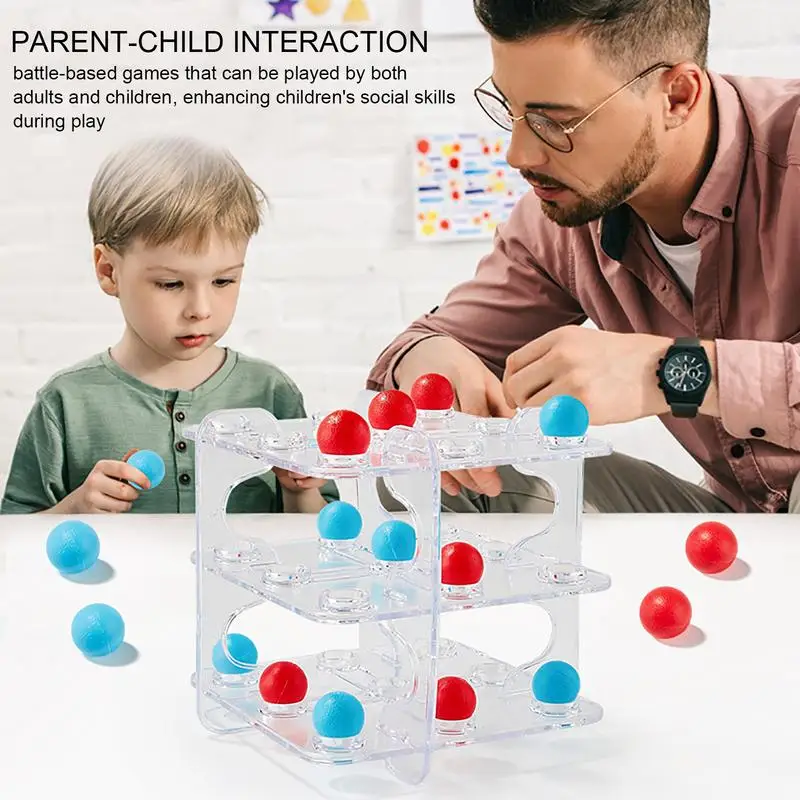 Šeimos žaidimai 3D strateginis šeimos marmuro žaidimas daugkartinio naudojimo trimatis pasjanso žaidimas Marmuro žaidimas Stalo žaidimas šeimai ir