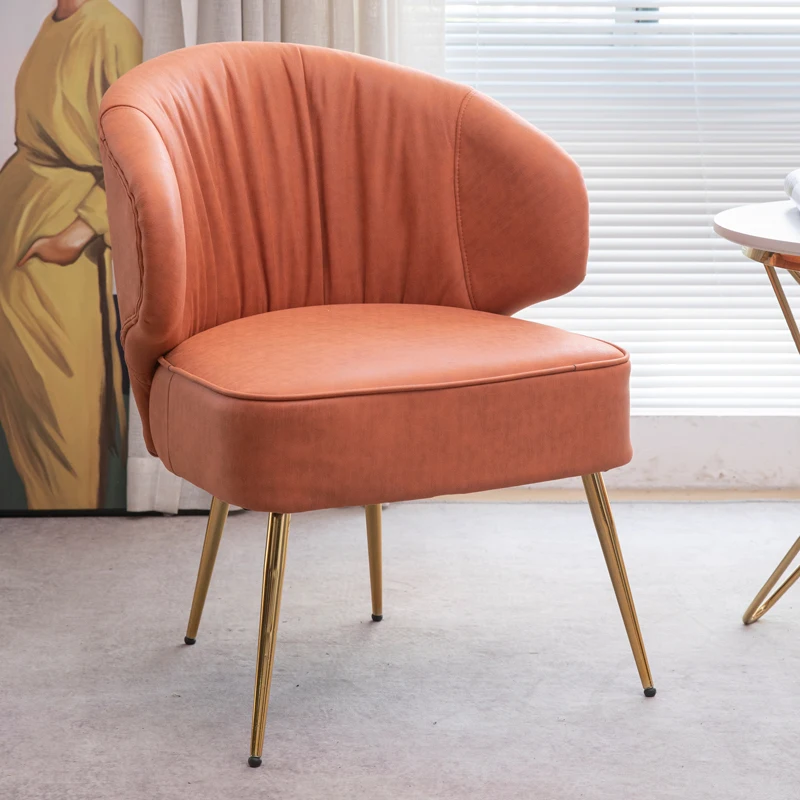 Šiaurės šalių svetainės kėdės Moderni oda Rožinė Prabangaus dizaino svetainė Fotelis suaugusiems Cadeira Gamer Namų baldai MQ50KT