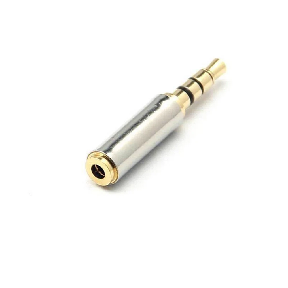1/2PCS lizdas Nuo 3,5 mm iki 2,5 mm garso adapteris Nuo 2,5 mm vyriško iki 3,5 mm Moteriška kištuko jungtis 