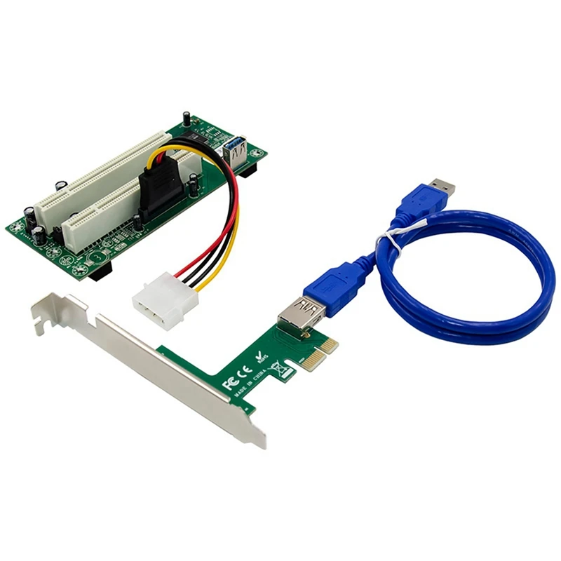 2X PCI Express į dvigubą PCI adapterio kortelę PCIE X1 į maršrutizatorių Tow 2 PCI lizdo stovo kortelė 2.5Gbps palaikymo langas Linux
