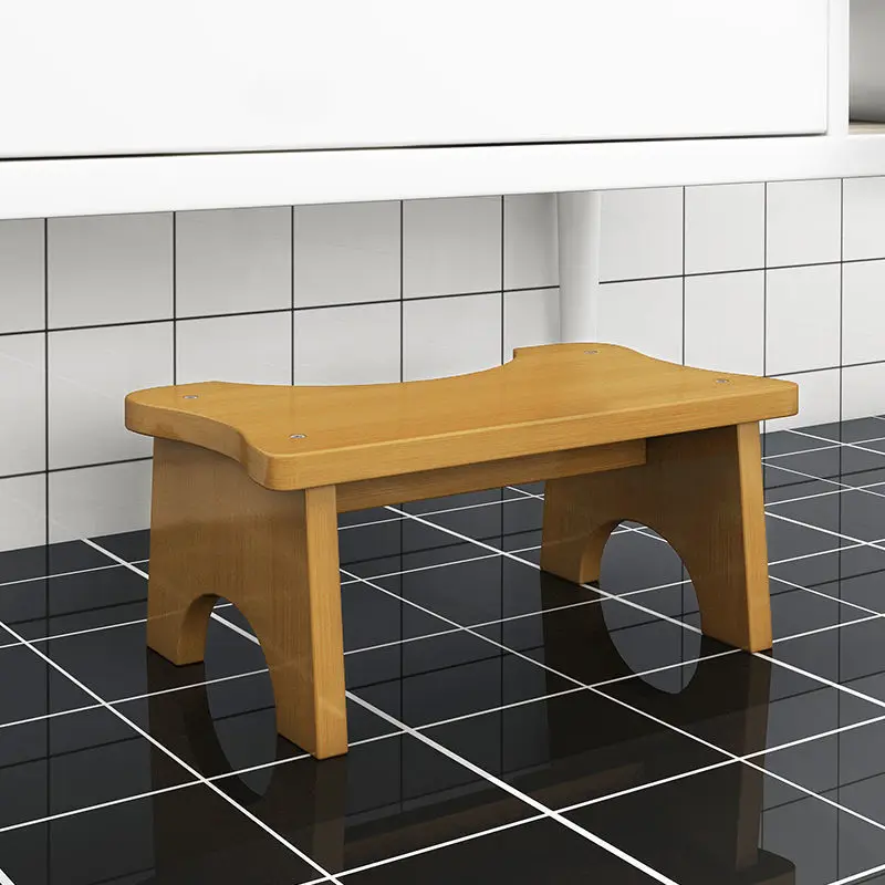 Bambuko tualeto laiptelių kėdės Nešiojamos platformos Lengvas vonios kambarys Mini laiptų kopėčios Mažas vidaus baras 