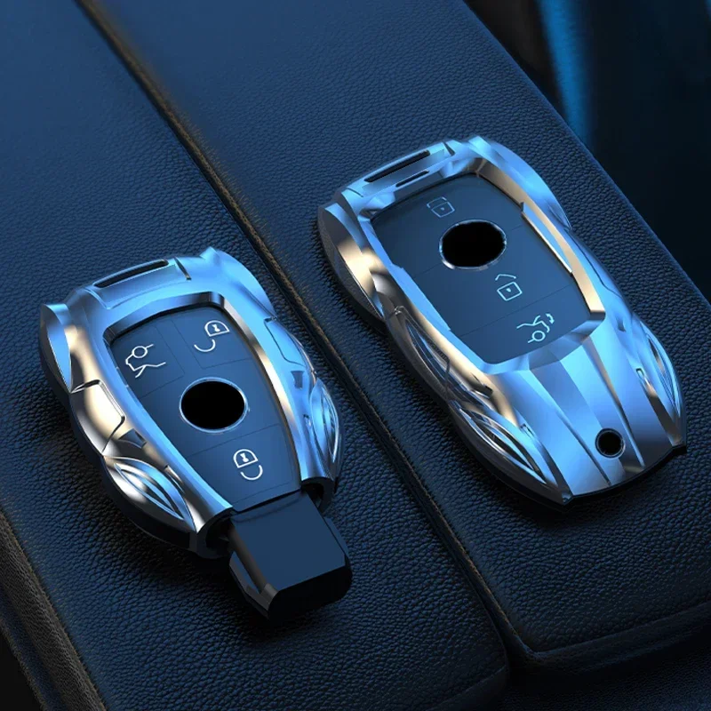 Car Remote Key Protector Case Cover Shell Fob for Mercedes Benz A B C E S R V Class GL ML GLA GLC GLE GLK GLS SLS EQC AMG W212