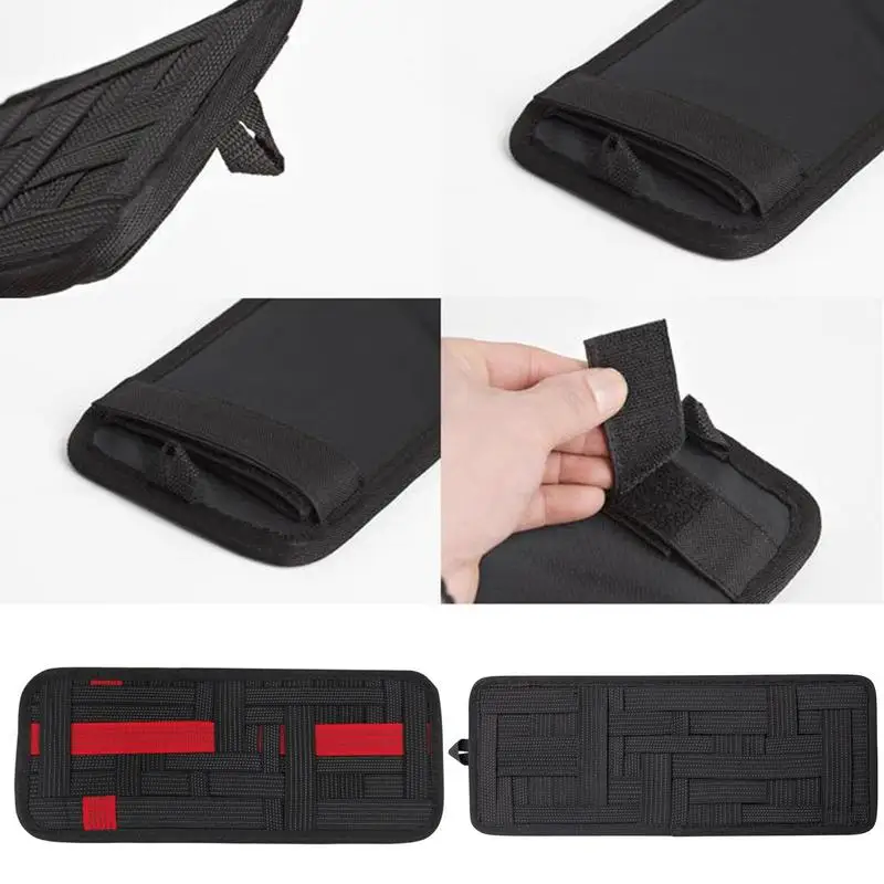 Car Sun Visor Organizer Auto Interior Accessories Sun Watch Holder Storage Card Holder Card Glasse Sunshade Bag Car-Storage