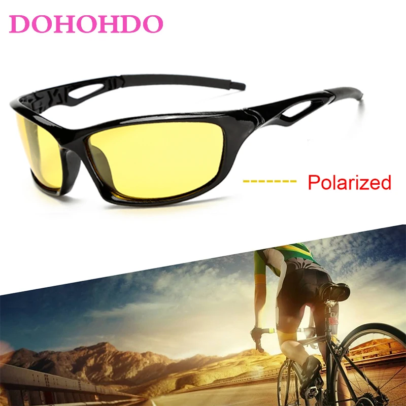DOHOHDO Mada Poliarizuoti akiniai nuo saulės Vyrai Moterys Žūklės akiniai Sportinis vairavimas Saulės stiklas Veidrodis Gafas De Sol UV400 Aukšta kokybė