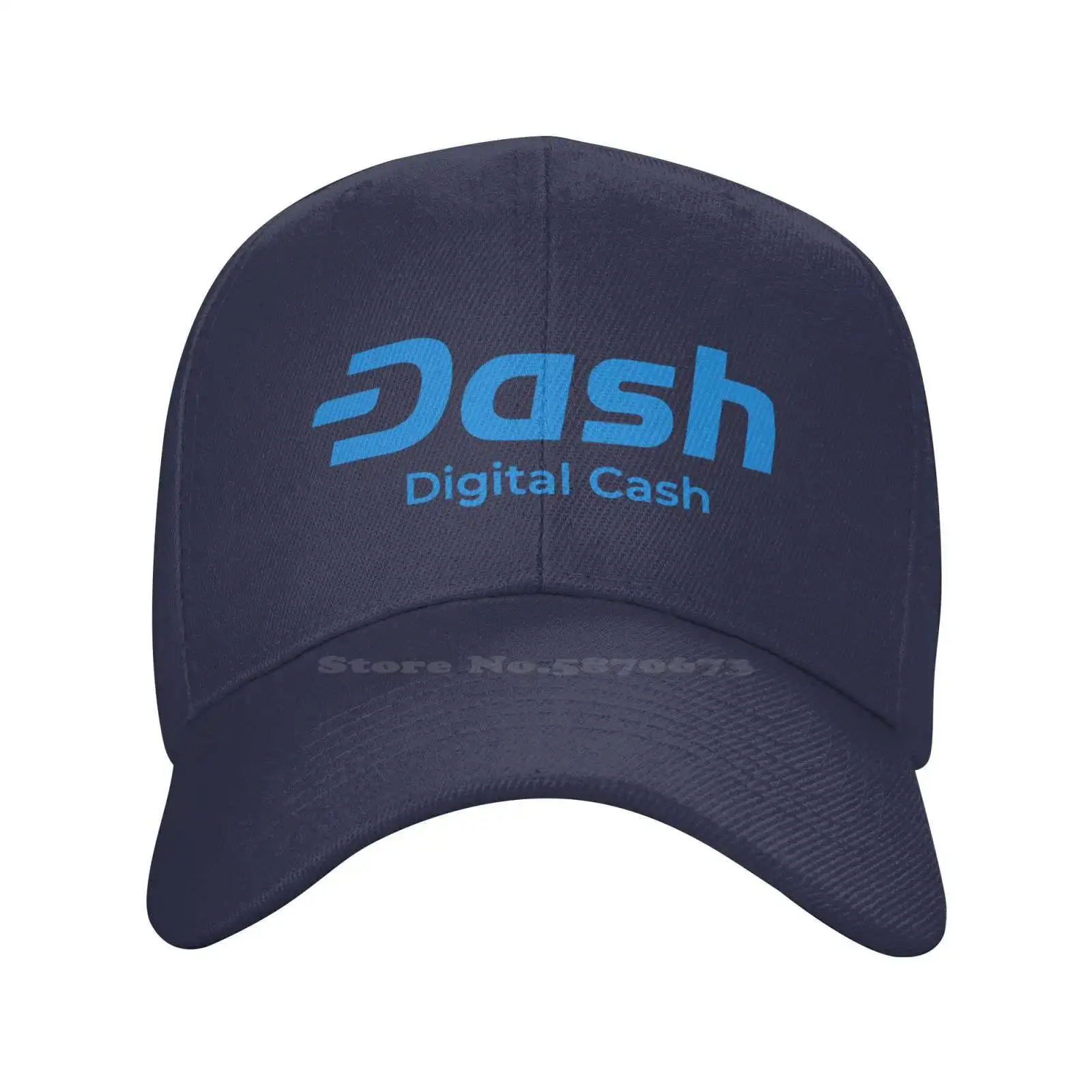 Dash Digital Aukščiausios kokybės logotipas Džinsinis dangtelis Beisbolo kepuraitė Megzta kepurė