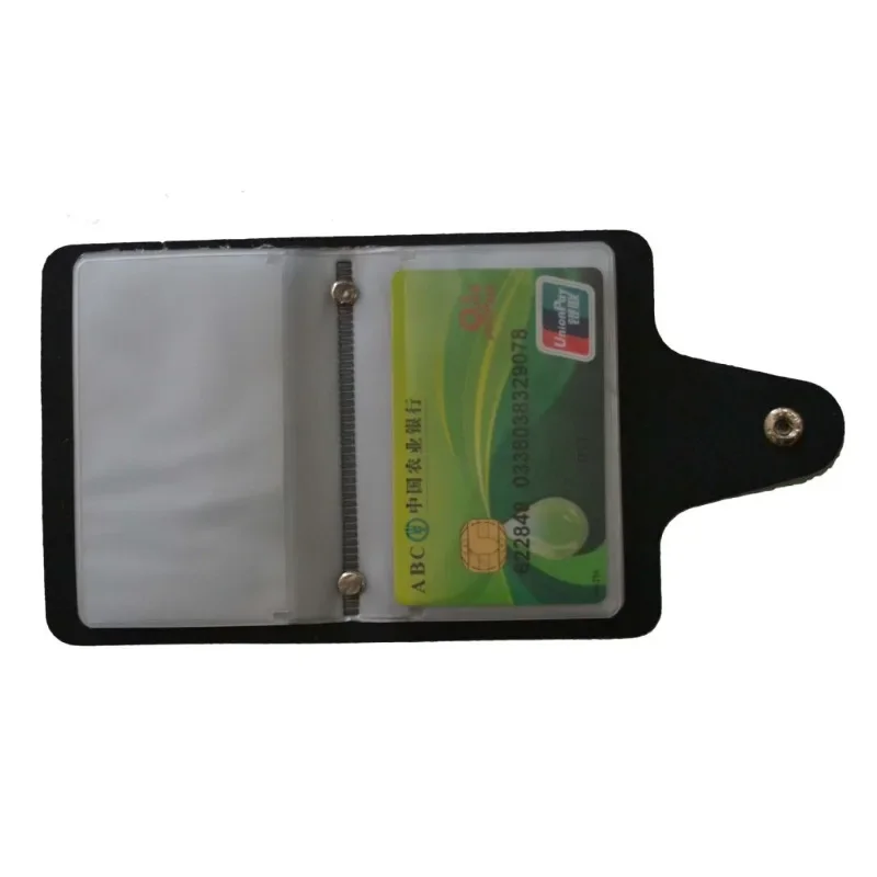 Fashion Multi-color Trend Pull Card Bag Multi-card Pu Card Holder Collection Card Sleeve Simulation Pickup Bag Multi-card Bag