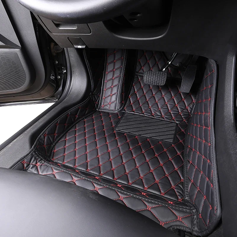Individualizuotas dirbtinės odos automobilio grindų kilimėlis sėdynei Leon MK2 2006 2007 2008 2009 2010 Apsaugokite savo transporto priemonės salono priedą